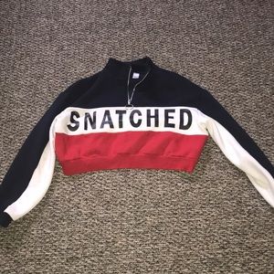Snatched sweatshirt
